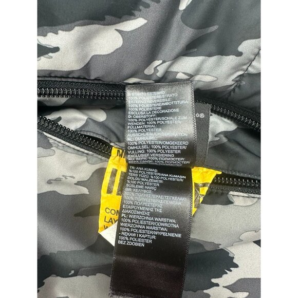 The North Face Jacket Youth 18/20 XL Reversible Winter Coat Camo Black - Picture 7 of 12